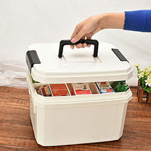 Medicine box Cassetta di Pronto Soccorso Portatile per Uso Domestico, classificazione dormitorio per Studenti, Scatola di Pronto Soccorso 28,5 × 21,5 × 17 cm
