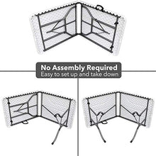 Tavolo da Picnic all'aperto Tavolo da Campeggio all'aperto da Tavolo Pieghevole 6ft per Giardino, Spiaggia, Campeggio, Picnic, cookouts, Festa BBQ Party Table (Color : B)