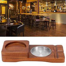 Posacenere per sigari, portasigari squisito, resistente in legno per sala sigari da ufficio a casa(Square (with ashtray))
