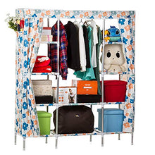 Huangwanru Guardaroba Semplice Tessuto, Guardaroba Pieghevole Panno dell'organizzatore di immagazzinaggio Portatile Camera Clothes mobili Armadio Non Tessuto dell'organizzatore di economia