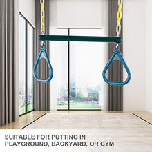 RSGK I Bambini Esercitano Anelli per Il Fitness, Appendiabiti da Portico E Combinazione di Anelli per Ginnastica, Giocattoli per Bambini sulla Terrazza Interna Ed Esterna