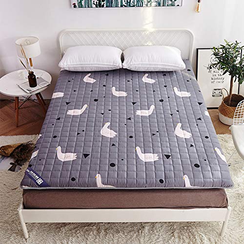 GEDHH Materassi Futon, Materasso Tatami Giapponese Addensato Pieghevole Antiscivolo per Dormitorio Studente, Soggiorno, Camera da Letto, Spessore 6 cm,E,120 * 200cm/47 * 79inch
