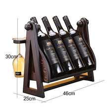 LHQ-HQ Wine Rack cremagliera del Vino in Legno Arredamento e la Decorazione cremagliera Wine Bar Rack di stoccaggio Vino Rack caffè in Legno massello