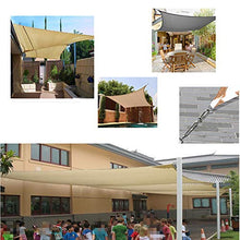 HOOMAGIC 40 Pezzi Kit di Fissaggio Vela Acciaio Inossidabile Kit di Fissaggio e Installazione per Triangolo e Rettangolo Parasole, Ombra Giardino