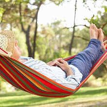 ASDFGHJKL Amaca in Cotone da Esterno Tela LettoAmache da Viaggio in Tela in Tessuto in Cotone con Cinghie Ad Albero 350LBS Ultralight Camping Hammock Beach Swing Beach Swing Letto con Latifoglie
