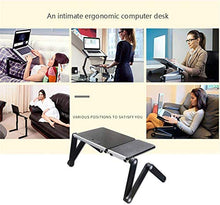 Tavolo da picnic all'aperto Scrivania Laptop, Stand tavola portatile pieghevole in lega, supporto per laptop regolabile in altezza per divano letto e divano, ad altezza regolabile a 48cm Scrivania per