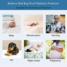 Bedecor Bambù Coprimaterasso - Una Piazza e Mezza 120x200, Impermeabile, Rinfrescante, Traspirante, Super Morbido