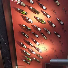 USMEI Portabottiglie per Vino da Parete - Portabottiglie per Vino Rosso, Portabottiglie per Vino da Appendere in Metallo Portabottiglie per Vino da Appendere in Metallo in Ferro per Riporre.