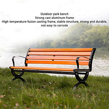 outdoor product Panca da Giardino in Legno Panca da Esterno, Panca per Il Tempo Libero all'aperto con terrazza, Sedili da Parco con braccioli e schienali, Adatto a Prato, Portico
