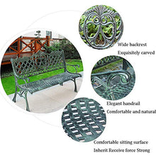 Schienale da giardino per esterni, panchine e file di sedie in ferro battuto, panchine per terrazze con braccioli, decorazioni per la casa, sedute per parchi divertimenti, per portici / parchi / cor