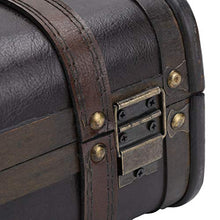 Valigia in Legno, squisita fattura Valigia retrò Bella ed Elegante, Oggetti fotografici per Camera da Letto Home Decor Hotel Decaration