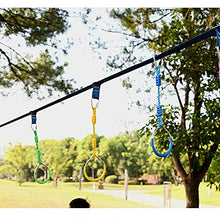 malyituk Corso di Arrampicata per Ragazzi, Corso di Arrampicata per Bambini, Kit Ninja Ring Rope Rope Ladder Climbing Cargo Network Ninjas Soldier Training Equipment Adulti e Bambini