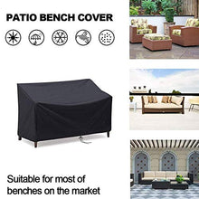 Haude Coprisedile per Patio, Coprisedile per Esterni, Copridivano per Mobili da Esterno Resistente all'Acqua (2 Posti: 52,7X26X35 Pollici)
