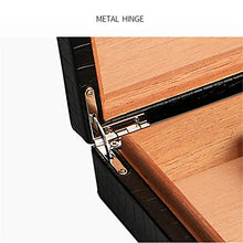 Scatola Di Sigari Portatile Humidor Con Umidificatore e Igrometro - Humidor Desktop 25 - Scatola Di Sigari Da Viaggio Humidor