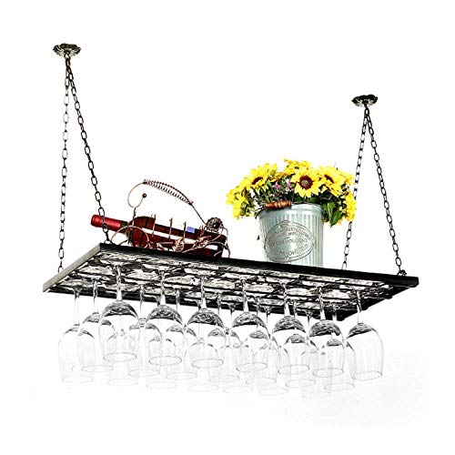 GAXQFEI Cucina Vino Glass Stoccaio Cremagliera Appesa Bar Armadio per Vino Cabine Di Vino, Gancio in Vetro Champagne Vintage, Mensola, Rack Decorativo, Appendiabiti da Bar, Gancio da Bar, Vetro Vino