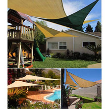 MTYQE Tenda da Sole Vela Impermeabile UV Block Outdoor Giardino Patio Party Protezione Solare Tettoia Triangolare Awing con Corda Libera