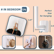 CYWVYNYT, ganci da parete per appendere cappotti, ganci adesivi 3M, gancio per cucina, bagno, camera da letto, doccia, bagno, doccia, bagno, camera da letto, (4 pezzi)