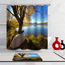 LIYAN Combinazione Bagno. Immagini Chiare E Colori Vivaci Rendono Il Tuo Bagno Pieno di Vita. Accessori da Bagno. Paesaggio Autunnale Naturale.