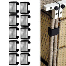 TongICheng Clip Couch Sofa Connect Clamps, Divano allineamento connettore Fissaggio Clips 6cm Mobili di plastica Clip per Esterno Giardino Patio Mobilio Decorazione Domestica 10PCS