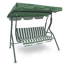 Relaxdays Dondolo da Giardino, 3 Posti, con Tetto