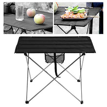 EVTSCAN Tavolo da Picnic Pieghevole da Tavolo Portatile in Tessuto, Barbecue, Barbecue, scrivania da Campeggio all'aperto(Small Silver Bracket)