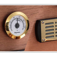 Liang Yu Scatola di sigari - Idratante umidificante Humidor for Box in Legno di Cedro Umido di Grande capacità Dimensioni: 270x228x15mm Cedro Spagnolo Contenitore di immagazzinaggio