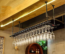 PZW Cremagliera Del Vino Semplice e Creativa/Portabicchieri Appesi per Vino Rosso/Portabicchieri Appesi Invertiti/Asta Principale Creativa/Portabicchieri Appesi per Portabottiglie, 120 * 30 C