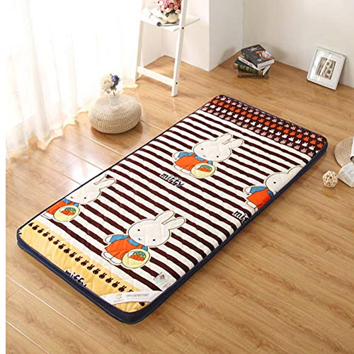 YXXCD Thick Mantieni Caldo Materasso Terra, personalità Flanella Tatami Materasso Dormitorio Materasso Letto Futon Giapponese Pieghevole Tappetino Soggiorno Camera da Letto-f 150x200cm(59x78inch)