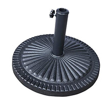 Trueshopping Base per Ombrellone da 14 kg-Base Pesante per Ombrellone da Giardino e Patio Durevole e con Motivo Decorativo - Adatto per Pali per Ombrelli da 32 e 48 mm