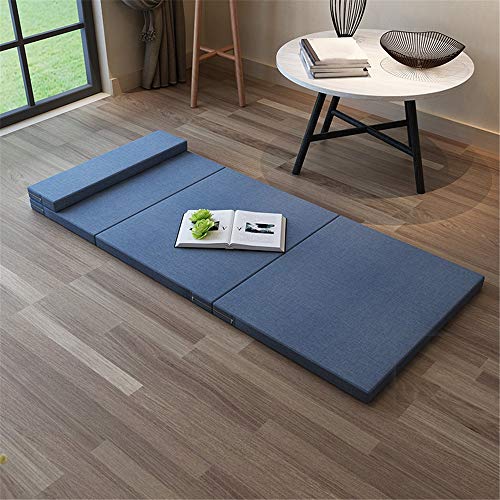 Kuingbhn Materasso da Terra Spugna Materasso Pieghevole di economia di Spazio futon Divano Letto for Gli Ospiti o Bed Tappetino Viaggi Materasso per casa, Piano, dormitorio per Studenti, Letto