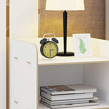 Comodini Mobile Contenitore Legno, Bianco