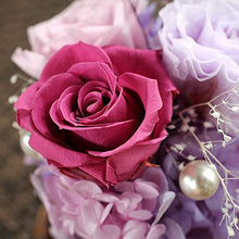 QYMX Eternal Flower ， Real Rose in Glass Conservato Eternal Flower Valentine Speciale Regalo Romantico Festa di Compleanno Decorazione Domestica