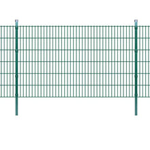 honglianghongshang Barriere e recinzioni Pannelli per recinzioni Pannelli di Recinzione 2D Giardino con paletti 2008x1230 mm 16m Verde