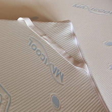 Baldiflex Topper Correttore Materasso Matrimoniale in Memory Foam Fresh Wave, Fodera in Maxicool Sfoderabile, Fresco, Traspirante, ergonomico, antiacaro, 160 x 190 cm h 6 cm