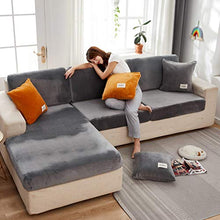 Housse de coussin de canapé en peluche épaisse protecteur élastique housse de canapé personnalité assortie housse de canapé lavable housse-6, XXXL