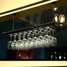 JHGJBJ Metallo cremagliera del Vino, cremagliera Hanging Bicchiere di Vino con Bottiglia di Vino di Valle, Altezza Regolabile 30-60cm (Size : 60x30cm)
