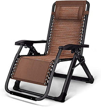 JFFFFWI Sedia Pieghevole Zero Gravity Sedie da Spiaggia Sedia Sdraio Zero Gravity per Giardino, Sedia a Sdraio Pieghevole Reclinabili Pieghevoli Metallo Resistente Portatile Rilassante Lettino recli