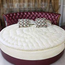 KMatratze Materasso futon Tatami Rotondo in Cotone 100%, Materasso futon Rimovibile per futon Tatami Tatami, Pad per Pavimento Traspirante (Color : A, Size : Diameter 180cm)