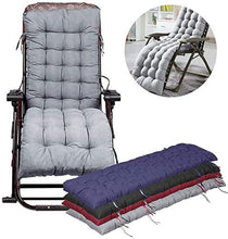 ANQI - Cuscino per sedia a sdraio, per interni o per sedie a sdraio, per esterni, da giardino, reclinabile, a dondolo, per viaggi, campeggio, colore giallo