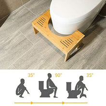 Fetcoi Sgabello WC in legno moderno pieghevole Squatty Potty Sedia WC per adulti e bambini