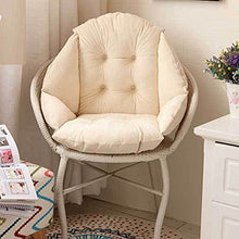 SM SunniMix Scocca Forma Stuoia Caldo Divano Sedia Tutto Tondo Pad Cuscino-Beige