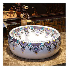 Lavabo in Ceramica -retrò - Rendere ad Alta Temperatura, Resistente all'Usura e allo Sporco, alla corrosione e alle Crepe, per Bagno, WC, Ufficio