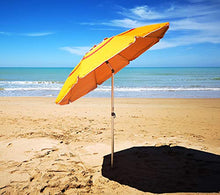 Ombrellone in Allumino Spiaggia Mare con Camino Anti-Vento Ultra Leggero PANAREA - ARANCIONE
