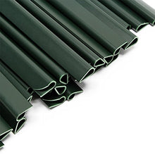 Wiltec Paravista frangivento, 35mx19cm Verde, in PVC 450g/m², con 20 Clips Frangivista