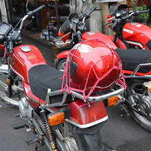 Moto Bike Mesh String Bag Bag Sundries Net Rope Rosso ATV Guanti Casco Guanti Cargo Bagaglio Portatile Casco Moto Net (Color : Red)