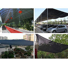 Shade net Rete Parasole Esterna Addensante, Tasso di Ombreggiatura al 90%, Densità A 8 Pin, Materiali Ecologici, Cortile, Tetto, Rete Isolante per Balcone, Nero