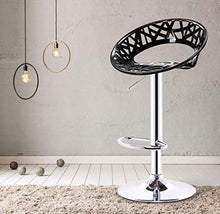 Bar Stool scrivania sedia girevole idraulico regolabile con cromo lucido Base Sedie da pranzo di gas dell'elevatore di Base, Widen ABS sede For Breakfast Bar Caffè di videogame resina Altezza Rotary L
