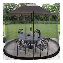 ZWWZ Coperchio Portatile di Copertura a Maglia per Rivestimento per zanzare per mobili da Patio con Cerniera - escluso Ombrello e Fondazione MISU