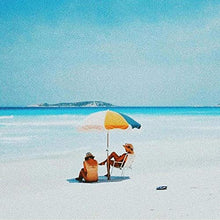 HH- Ombrelloni Ombrellone da Giardino Ø 1,8 M con Ombrellone da Spiaggia E Ombrellone Ombrellone da Esterno con Nappina, Protezione Solare UV50 +