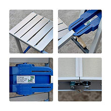 JDJD Tabella Outdoor Picnic Multifunzione Durable Portable Portatile Barbecue Barbecue BBQ Camping in Lega Alluminio Pieghevole Tavolo Pranzo All'aperto Picnic Tavolo Pranzo Sgabelli Tavolo